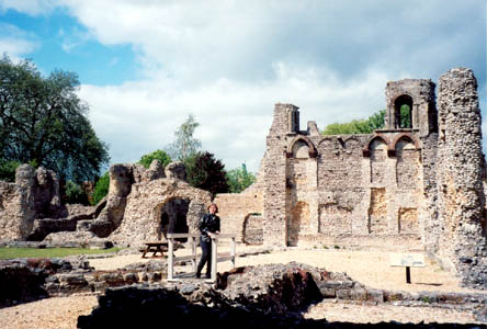 Wolvesey Castle ruins in Winchester.