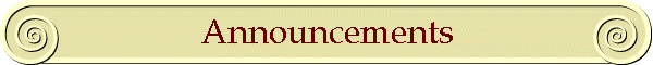 Announcements