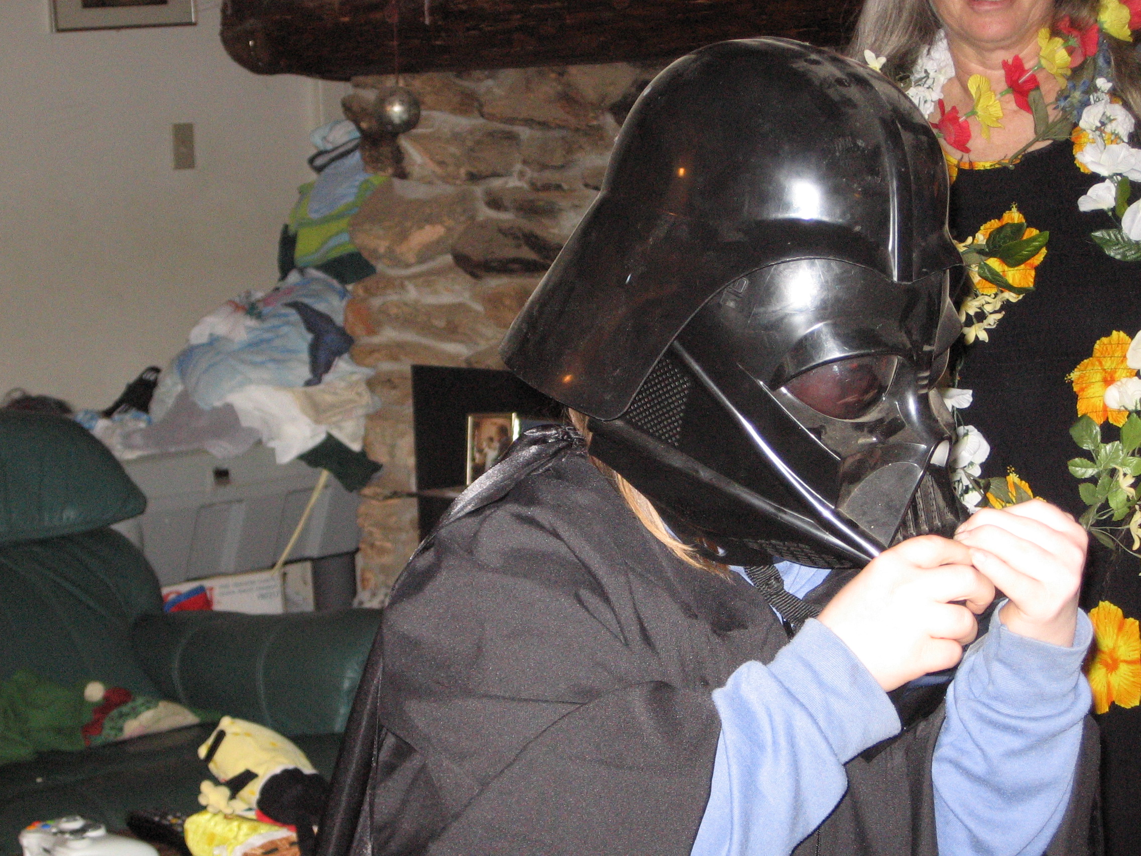 Ariel as Darth Vader fall 2007