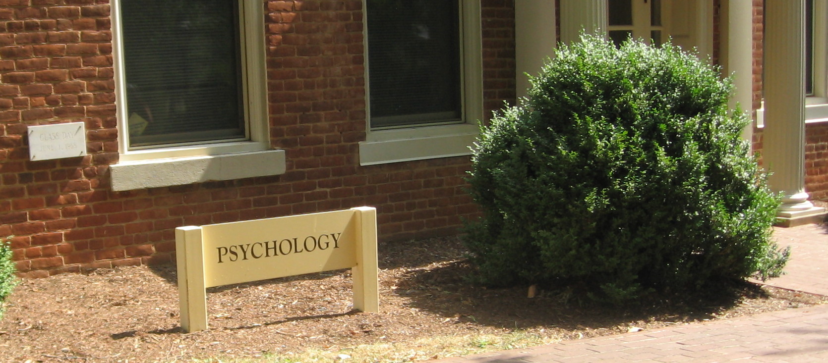 Psychology Building sign
